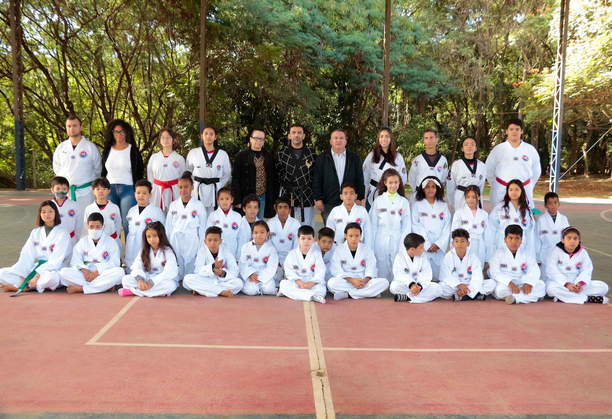 Alunos das escolinhas de Taekwondo da SEL de Seara participam do