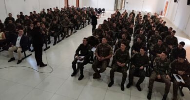 SECOM realiza palestra para soldados do Quartel de Itu SECOM realiza palestra para soldados do Quartel de Itu
