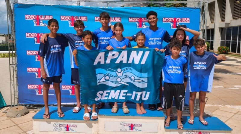 Atletas de Itu conquistam medalhas em torneio regional de natação