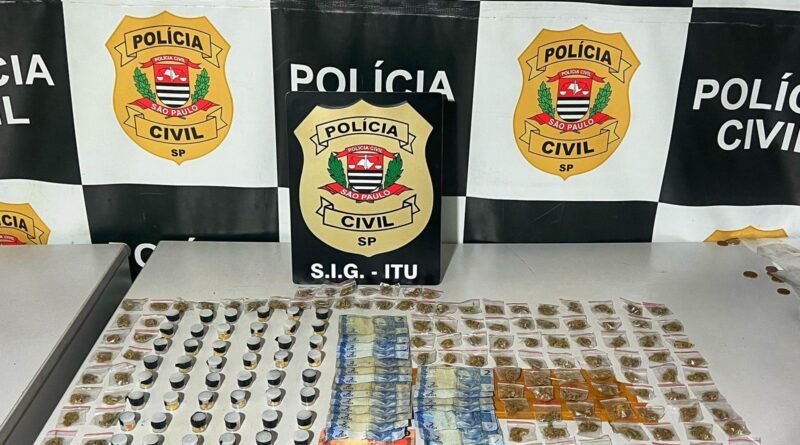 Polícia Civil prende suspeito de tráfico de drogas em Itu Polícia Civil prende suspeito de tráfico de drogas em Itu