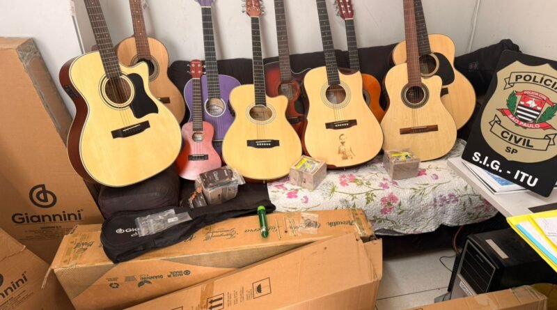 Polícia Civil de Itu recupera instrumentos musicais furtados