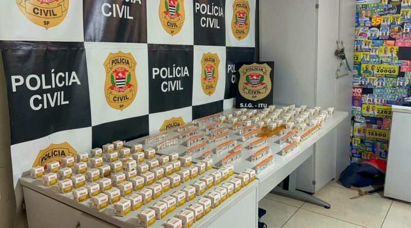 Polícia Civil de Itu prende homem com medicamento sem registro da Anvisa